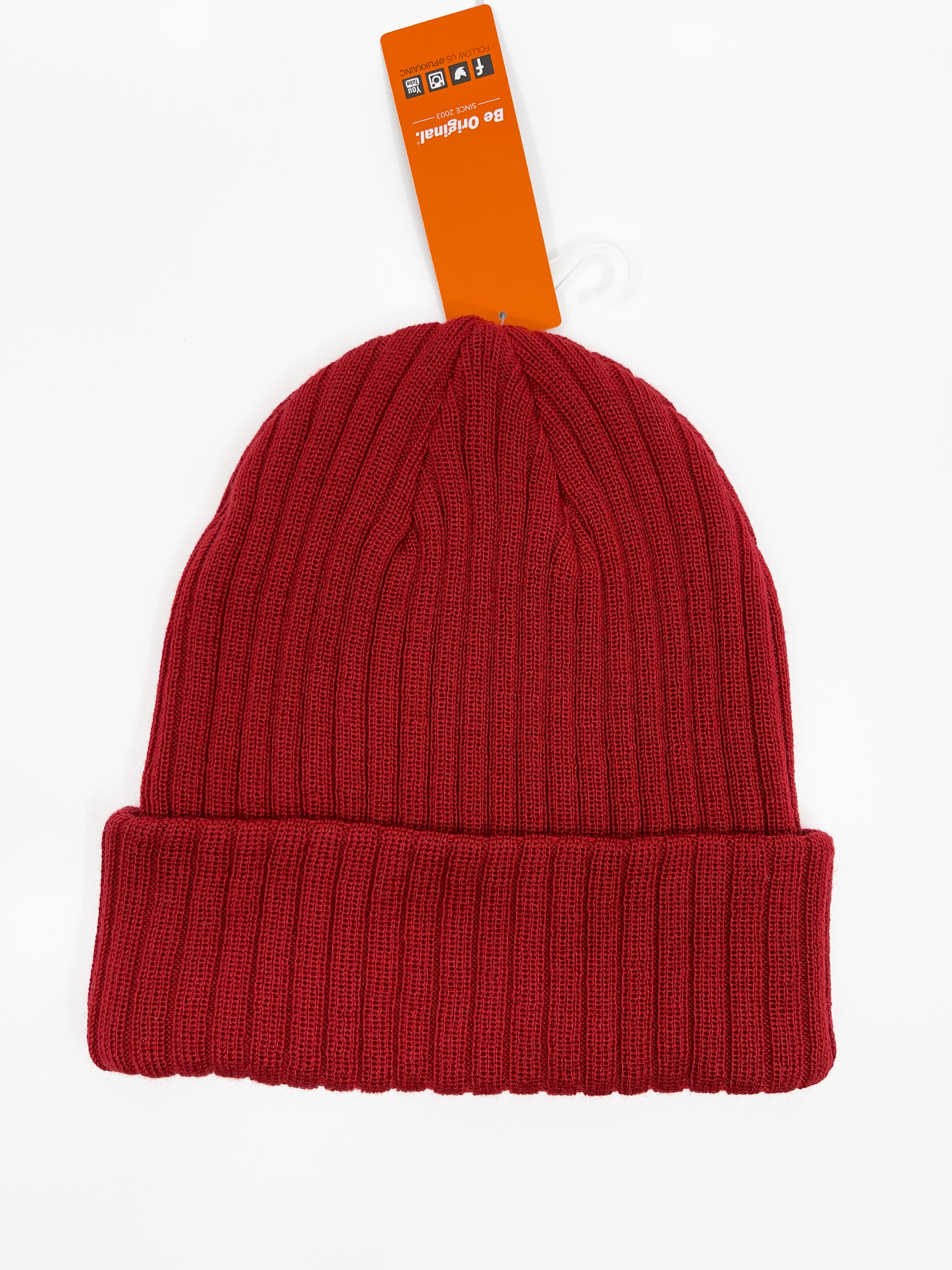 GooseKeeper Beanie Red with White patch