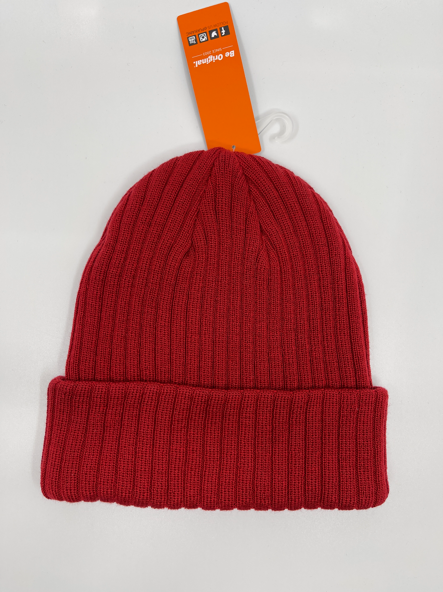 GooseKeeper Beanie Red with White patch