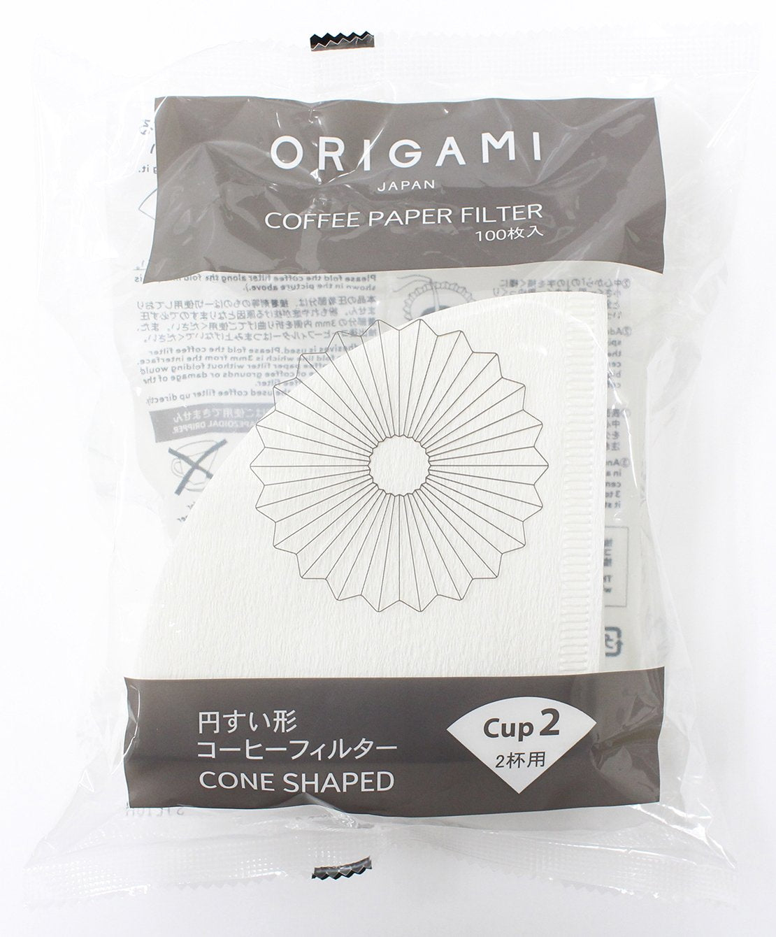 ORIGAMI 2 Cup Filter (100pc/pack)